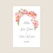 Panneau bienvenue mariage Arche et Renoncules