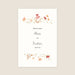 Panneau bienvenue mariage Fleurs d'Été