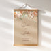 Panneau bienvenue mariage Fleurs séchées et Kraft