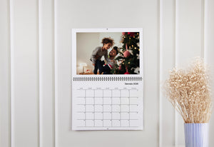 Calendario fotografico 2025 personalizzabile