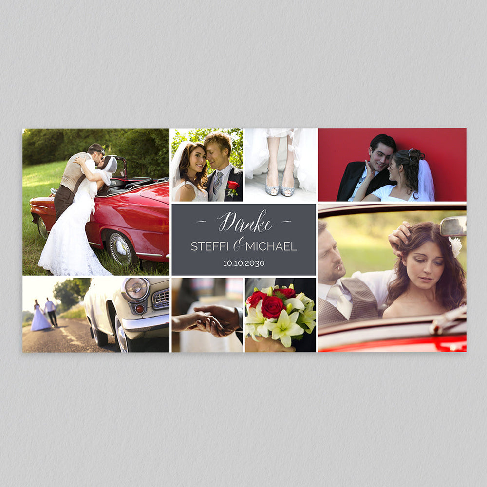 Romantische Fotocollage