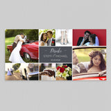 Romantische Fotocollage