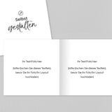 Klappkarte beidseitig, format PRR2 selbst gestalten