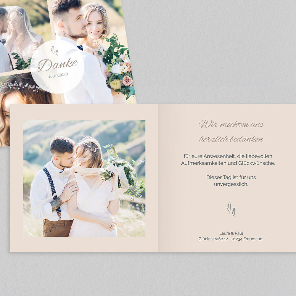 Liebevolle Hochzeit