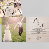 Floral sur bois tendre