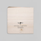 Floral sur bois tendre