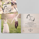 Floral sur bois tendre