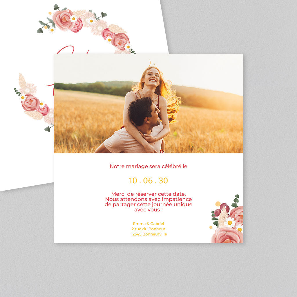 Save the Date mariage à personnaliser | Planet Cards
