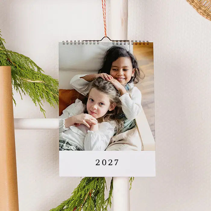 calendrier photo mural portrait format a3 entièrement personnalisable grand format utile et decoratif