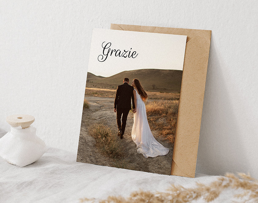 Ringraziamento matrimonio