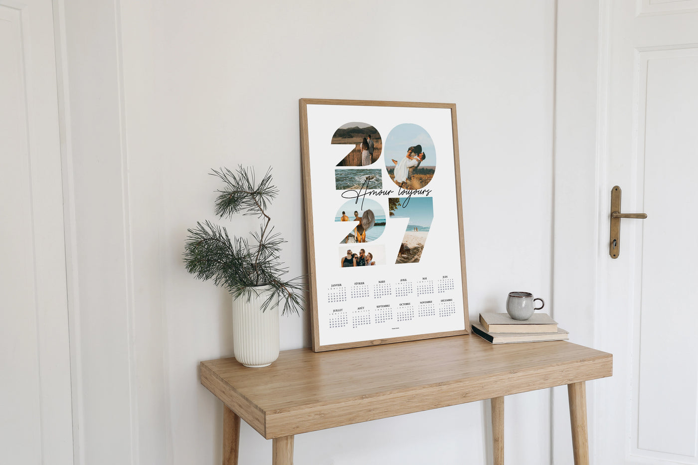 poster calendrier photo personnalisable en differents formats un objet de decoration