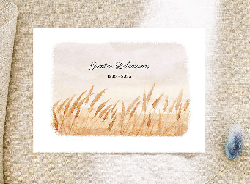 Danksagungskarten Trauer