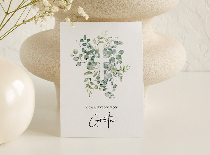 Einladungskarten Kommunion