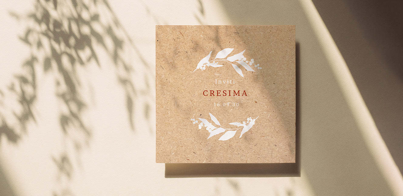 Annuncio di cresima
