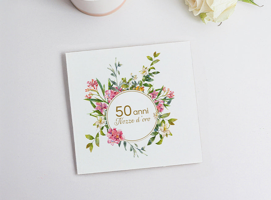 Inviti nozze d'oro