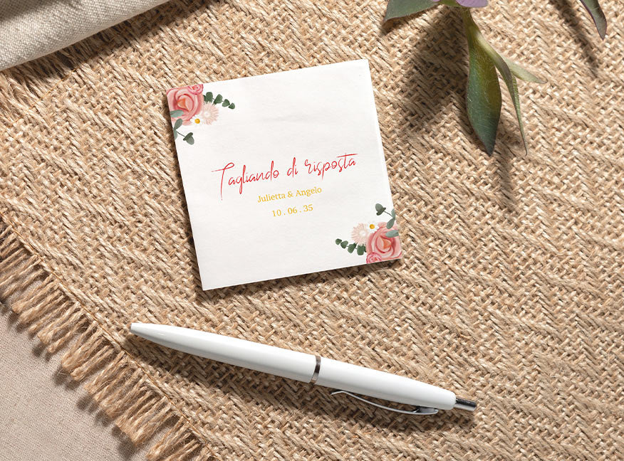 Coupon di risposta matrimonio