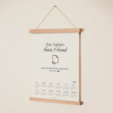 Fotokalender-Poster – 100% personalisierbar