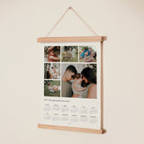 Fotokalender-Poster – mehrere Fotos