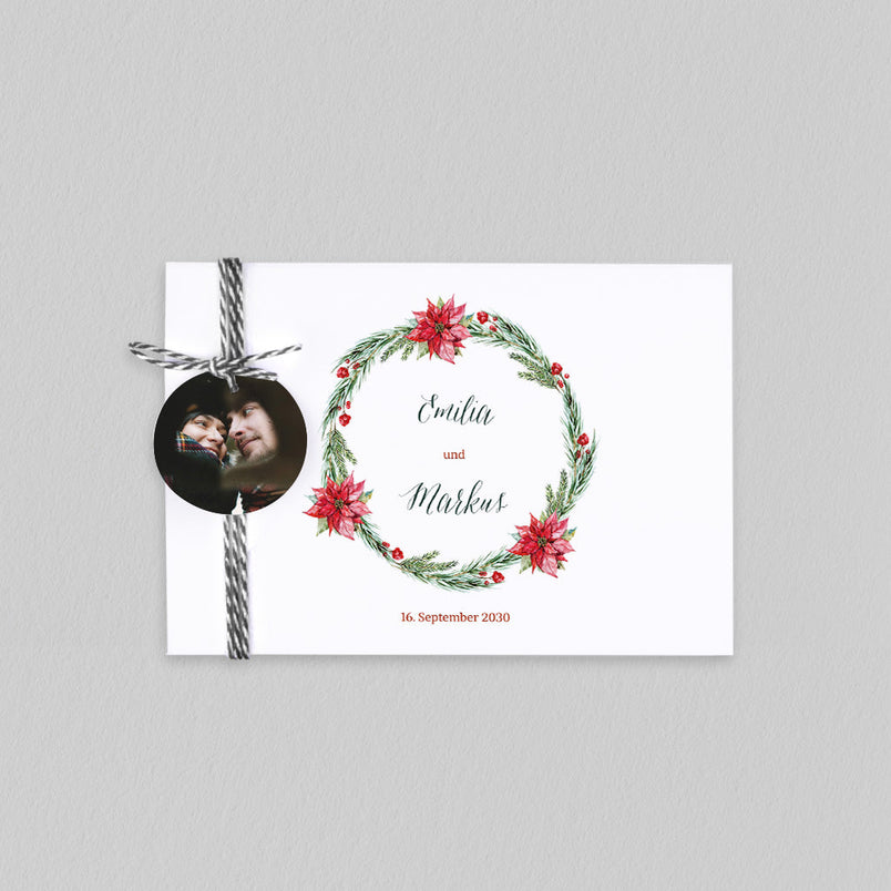 Zarte Winterhochzeit