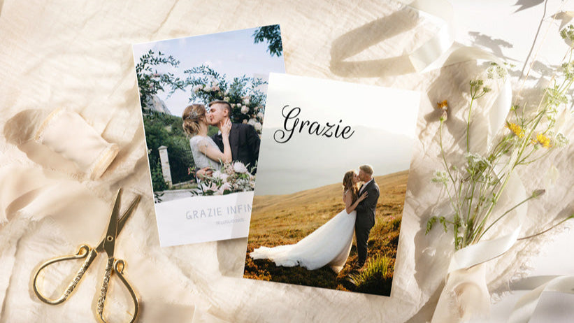 ringraziamento matrimonio idea testo