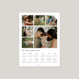 Poster Calendrier Photo - Multiphoto