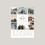 Poster Calendrier Photo - Une nouvelle année ensemble