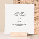 Fotokalender zum Aufstellen auf einem Holzständer für fachleute