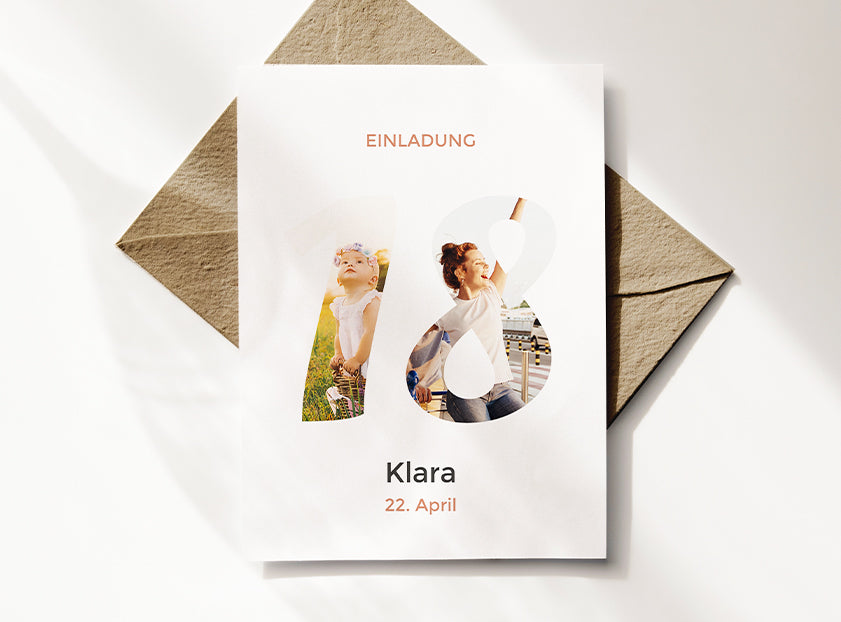 Carte invitation anniversaire adulte